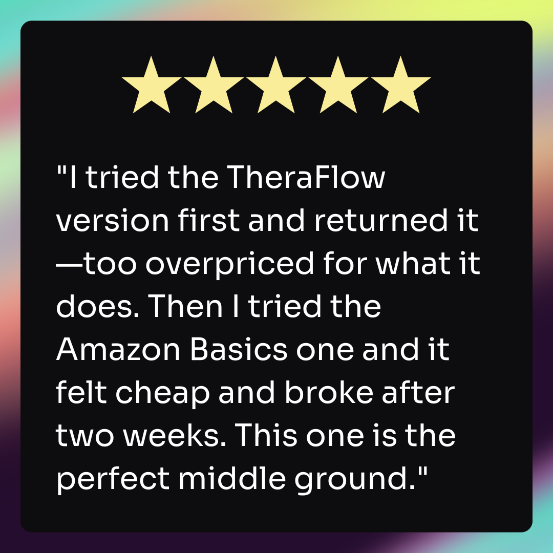 An example of a customer review.
